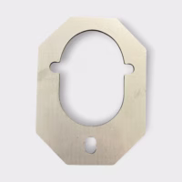 MME 316 Stainless Steel Rod Holder Backing Plate f/Lee's Gemlux Tigress CE Smith