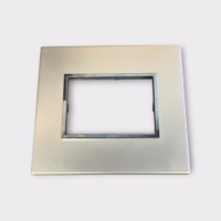 Vimar Eikon Evo 21653.07.01 Silver 3Module Cover Plate - Used/Ok Condition