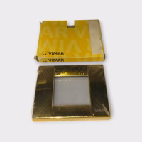 Vimar 17092.32 Polished Gold Plate 1-2M - New Old Stock - Free Shipping