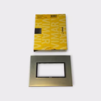 Vimar 21654.07 Eikon 4Module Cover Plate - Used Ok Condition