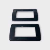 Vimar 16764.15 Idea 4-Module Cover Plate Graphite Grey (Lot of 2) - Lightly Used
