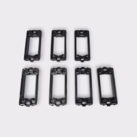 Vimar 16771 Idea 1-Module Frame No Screws, Grey (Lot of 7) - Lightly Used