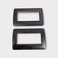 Black Cover Plate, 3-Module (Lot of 2) - Lightly Used - Free Shipping