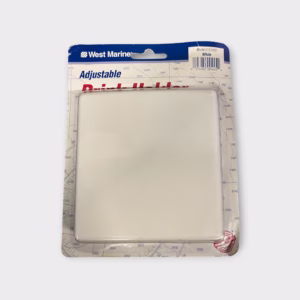 West Marine 2127033 Adjustable Drink Holder, White - New Old Stock - Free Shipping