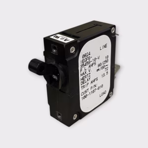 Airpax 100-1107-010,1-Pole 10 Amp Circuit Breaker with Toggle Switch - Lightly Used - Free Shipping