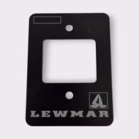 Lewmar Dash Plate for Circuit Breaker for Use w/Blue Sea Systems 285-series NEW