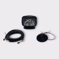 GoLight Stryker SS Halogen Spotlight Permanent Mount- Black- w/Accessories~Good