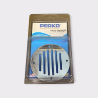 Perko 0330DP2CHR Locker Ventilator 3 1/4" Chrome Plated Brass - New Old Stock - Free Shipping