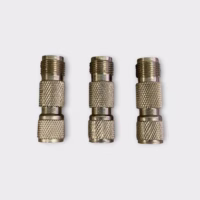 Mini UHF Male to TNC Female RF Coaxial Adapter (Lot of 3) - New Old Stock - Free Shipping