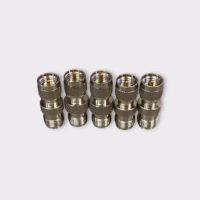 Mini UHF M to TNC F Coaxial Adapter (Lot of 5) - New Old Stock - Free Shipping