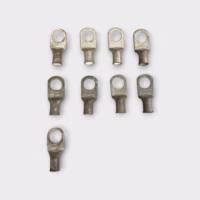 6 AWG 3/8" Battery Cable Terminal Lug (Lot of 9) - New Open Box - Blem