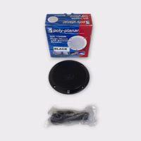 Poly-Planar MA-1000R 5'' Flush Mount VHF Extension Speaker (Black) New-Old-Stock 90-Day Warranty