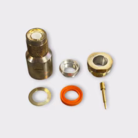 TNC Male Connector Clamp/Solder Attachment - New/Blem - Free Shipping