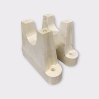 Morad M9 Bulkhead Mounts (Pair) for 1-1/2" Antennas (Missing Hardware) - Used