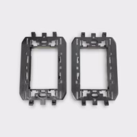 Bticino 3-Module Mounting Frame, Grey (Lot of 2) - New Open Box - Free Shipping