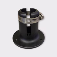 1-3/8" Antenna Pole Mount Flange with Clamp - New Open Box - Free Shipping