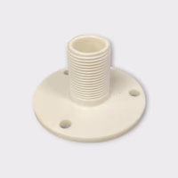 Shakespeare 4711, 1" Nylon Antenna Flange Mount 1"-14 Thread - New Open Box