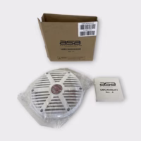 ASA Electronics UMCX650HGW SINGLE White 6.5'' Grille w/LED Ring New-Old-Stock 90-Day Warranty
