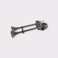 Fiamm 75550 A23 Airtone Stainless Steel Electric Twin Horn / 12V - Lightly Used
