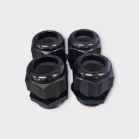 Altech Corp 5309229 PG29 Cable Gland 11-21mm, Black (Lot of 4) - New Old Stock