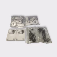 4-Way Ratchet-Style Marine Antenna Mount kit, 1"-14 Thread (Lot of 2) - New Old Stock