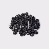 Heyco 2871, 1/2 Inch Black Cable Snap Bushing (Lot of 70) - New