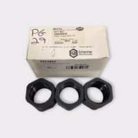 Altech Corp 7211857, Black Polyamide Locknut for PG-29 Cable Glands (Lot of 15) - New Open Box