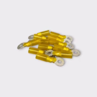 Molex 0191640061 Perma-Seal Ring Terminal Connector 10-12 AWG, #6 Crimp (Lot of 12) - New Open Box