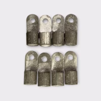 Molex 4 AWG, 3/8" Crimp Ring Cable Lug (Lot of 8) - New Open Box - Free Shipping