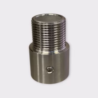 D.Lilly 115, 1" Stainless Steel Tube Mount Antenna Base - New Old Stock