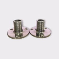 1.5" Fixed Antenna Base Mount 1"-14 Thread (Lot of 2) - New Open Box - Free Shipping
