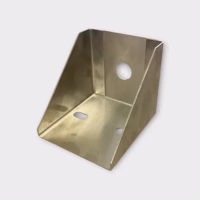 Stainless Steel Metal Gusseted Mount 3.5" x 4" x 3.5" - New Open Box - Free Shipping