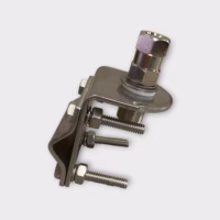 Stainless Steel CB Antenna Clamp Mount - New Open Box - Free Shipping