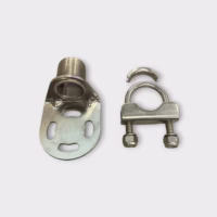Stainless Steel Antenna rail Mount (7/8"-1" Rails) - New Old Stock - Free Shipping