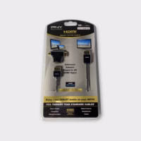 PNY, Universal 3-in-1 HDMI Kit (12ft) - New - Free Shipping