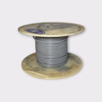 22/7 22 AWG Tinned Copper 7 Conductor Round Shielded Cable - New/Blem 125' Spool