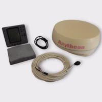 Raytheon 2kW 18″ Radome Radar Scanner M92650 with RL70 M92678 - 7″ Mono Display / FULL SYSTEM!