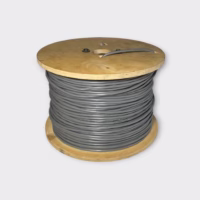 16/2 16 AWG Duplex 2 Conductor Shielded CMR/FPLR Cable - 850' Spool