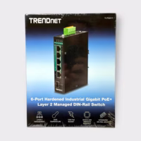 Trendnet TI-PG541i DIN-Rail 6-port Industrial Gigabit PoE+ Network Switch *NEW*