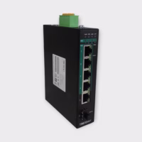 Trendnet TI-PG541i DIN-Rail 6-port Industrial Gigabit PoE+ Network Switch *TESTED/WORKING!*