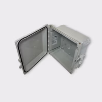 AttaBox Robroy AH884 Hinged Polycarbonate Watertight Enclosure 8"x8"x4" Lightly Used