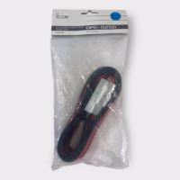 Icom OPC-025D 6-Pin/4-Conductor DC Power Cable 30A Fuse for Icom HF Radios *NEW*