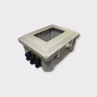 AttaBox Robroy AH1084 Polycarbonate Watertight Enclosure 10"x8"x4"  Used/Cut