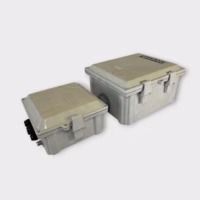 AttaBox Robroy AH884+AH12106 Polycarbonate Watertight Enclosure w/F-UHF Jack - Used/Blem