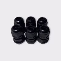 (Lot of 6) Nylon PG-7 Cable Glands - New Open Box - Free Shipping