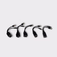 (Lot of 5) Passive 6" PoE Injector/Splitter Cable - New Open Box - Free Shipping