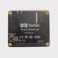 Sixfab Base HAT w/ Quectel EG25-G 4G LTE Cellular Modem for Raspberry Pi - Used