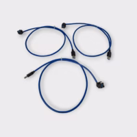 USB 3.0 Type-A Male to USB 3.0 Panel-Mount Female Cable 3Ft (Lot of 3) - Lightly Used