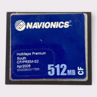 Navionics "HotMaps Premium South" CF Chart Card - CF/PREM-S2 - April 2006 - 512MB