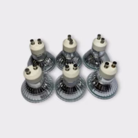 Halco MR16, GU10, 35W, 120V, 30° Halogen Flood Light Bulbs (Lot of 6) - New Open Box